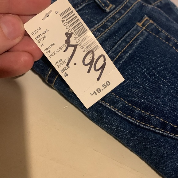 The Children's Place Size 4 Girls Bootcut Blue Jeans -NWT - Picture 2 of 7